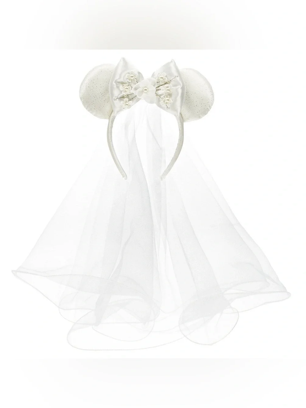 Disney Parks Minnie‎ Mouse Vintage Bride Ears